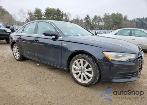 2013 Audi A6 Premium Plus z USA, uszkodzony, nr VIN WAUGGAFC9DN131516